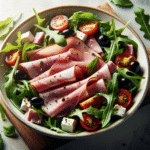 Ensalada de Jamón y Rúcula: Receta Fácil y Deliciosa para un Almuerzo Saludable