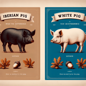 ¿Que diferencia hay entre cerdo iberico y cerdo blanco