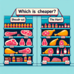 ¿Qué es más barato la paleta o el jamón?